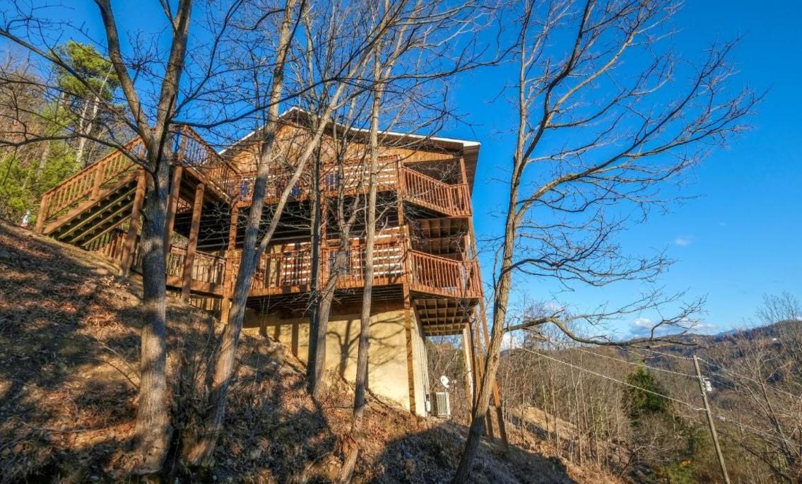 Smoky View With A Twist Villa Pigeon Forge Exterior foto